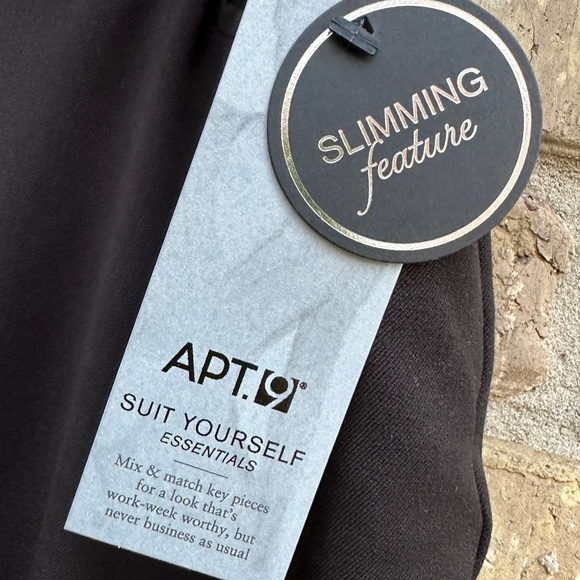 APT 9 Women’s black slacks NWT Size 22W Modern fit - Picture 14 of 15